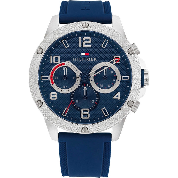 Nautical Precision Chronograph in Blue and Silver