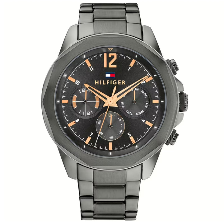 Tommy Hilfiger Gunmetal Chronograph Watch