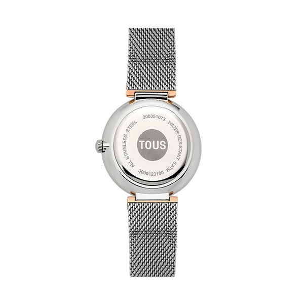 TOUS Rose Gold-Tone Minimalist Mesh Watch
