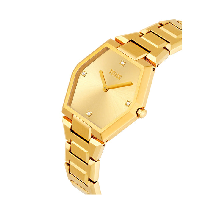 HexaGlow Gold-Tone Elegance