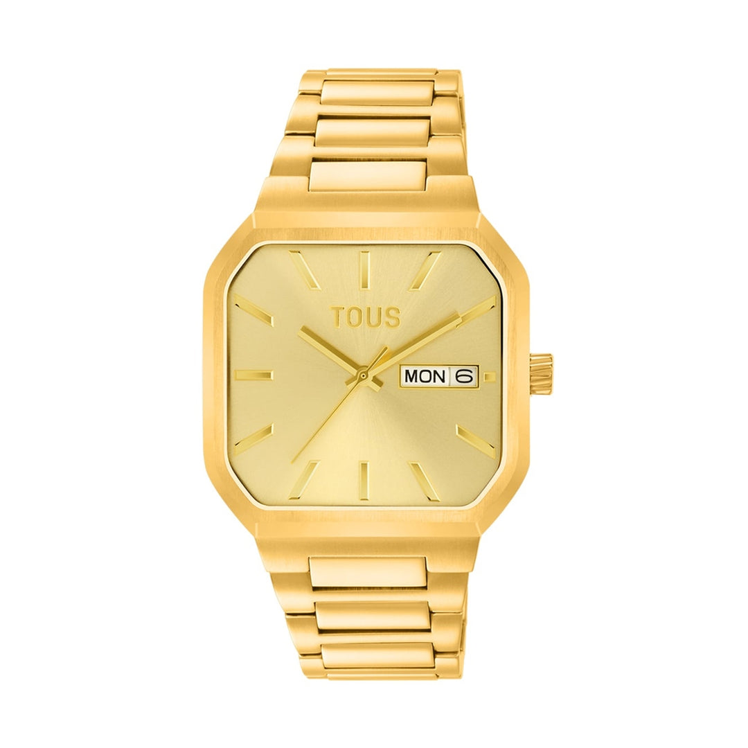 Timeless Gold-Tone Day-Date Precision