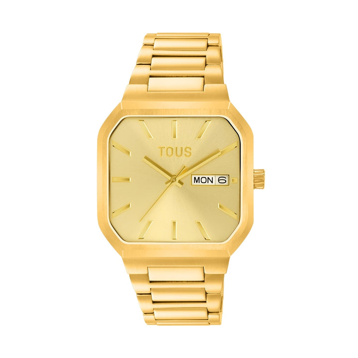 Timeless Gold-Tone Day-Date Precision