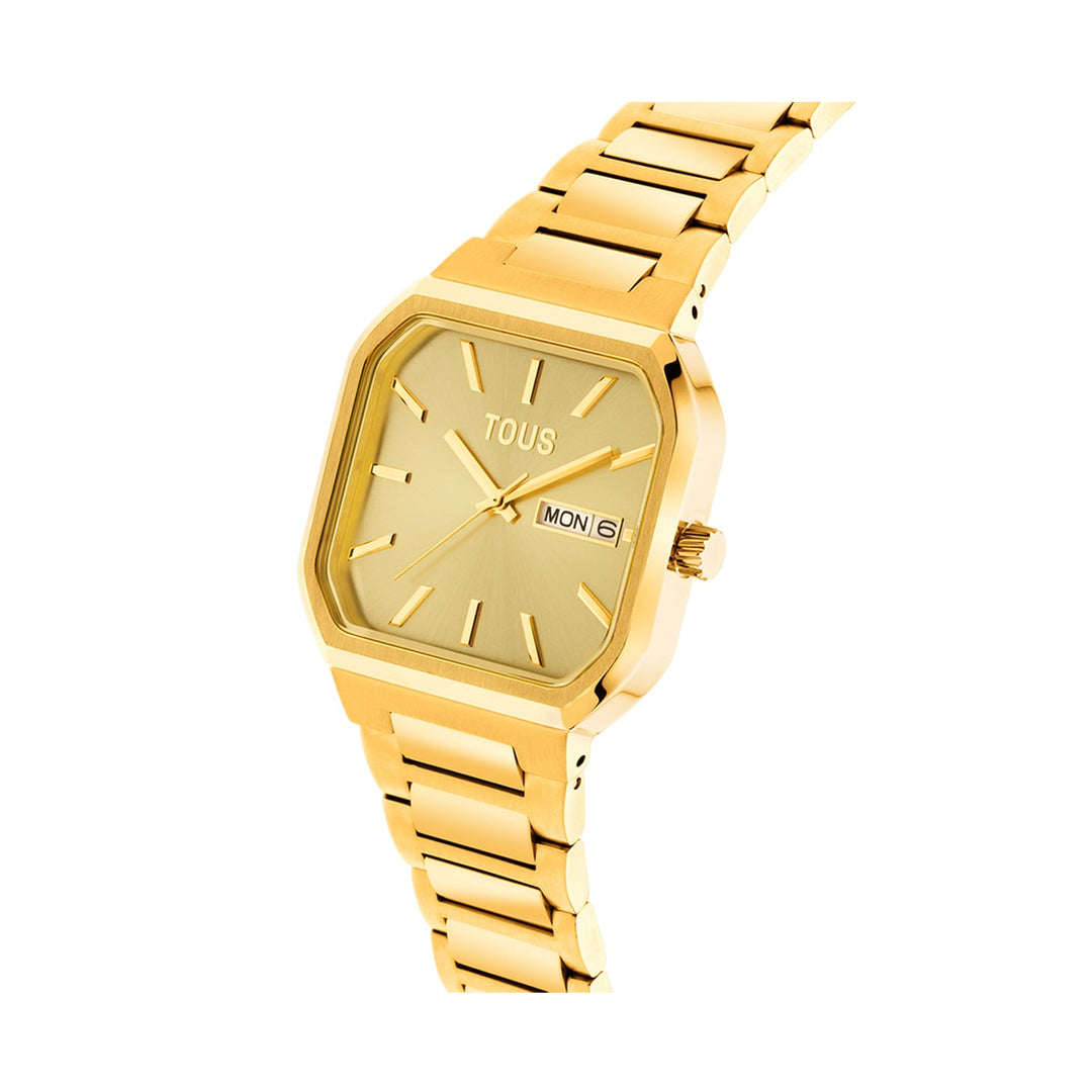 Timeless Gold-Tone Day-Date Precision