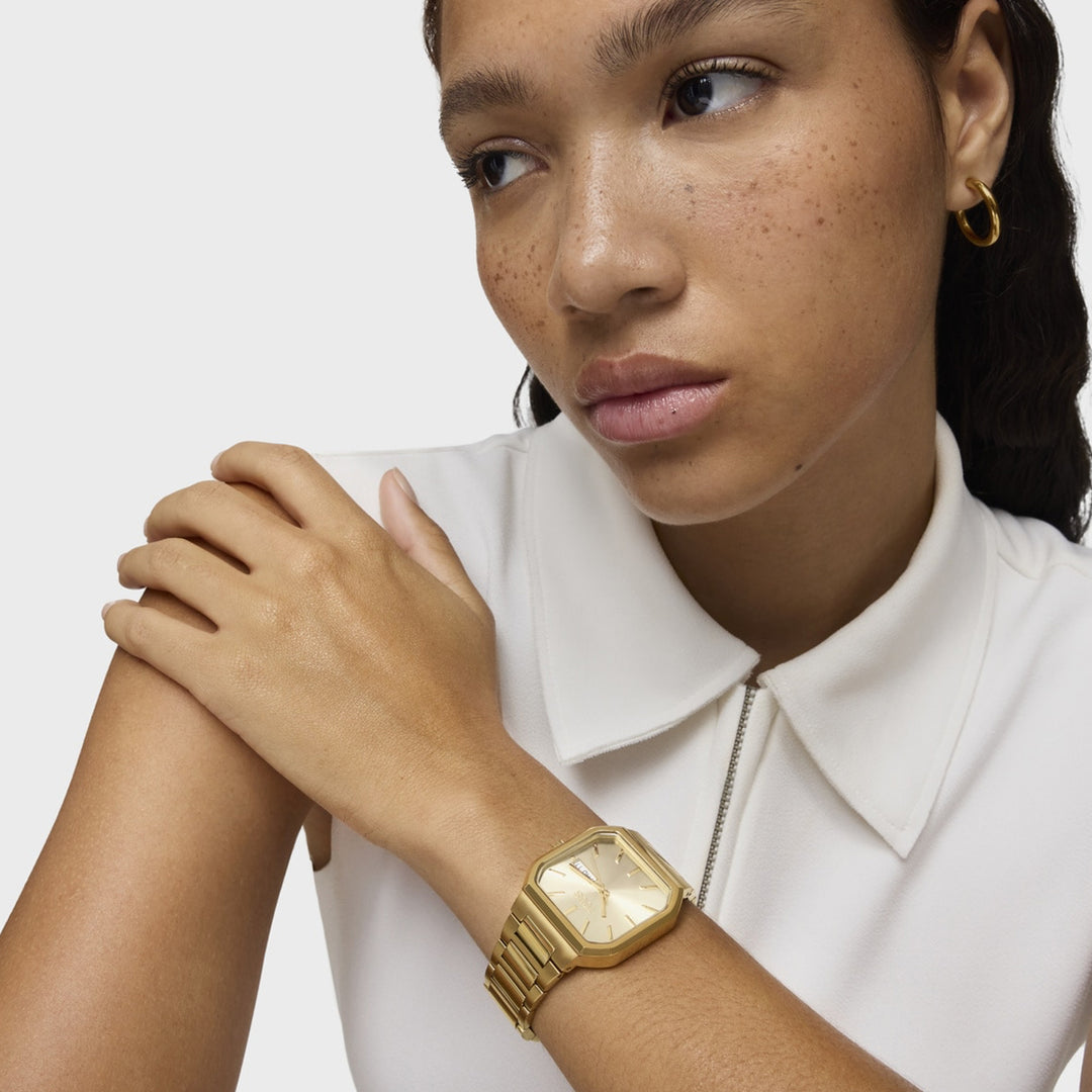 Timeless Gold-Tone Day-Date Precision