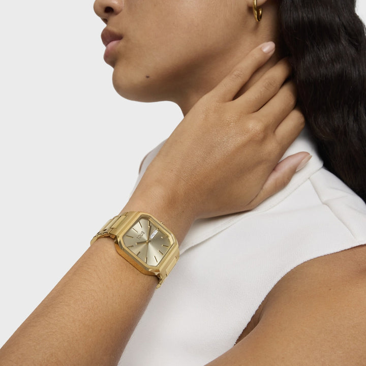 Timeless Gold-Tone Day-Date Precision