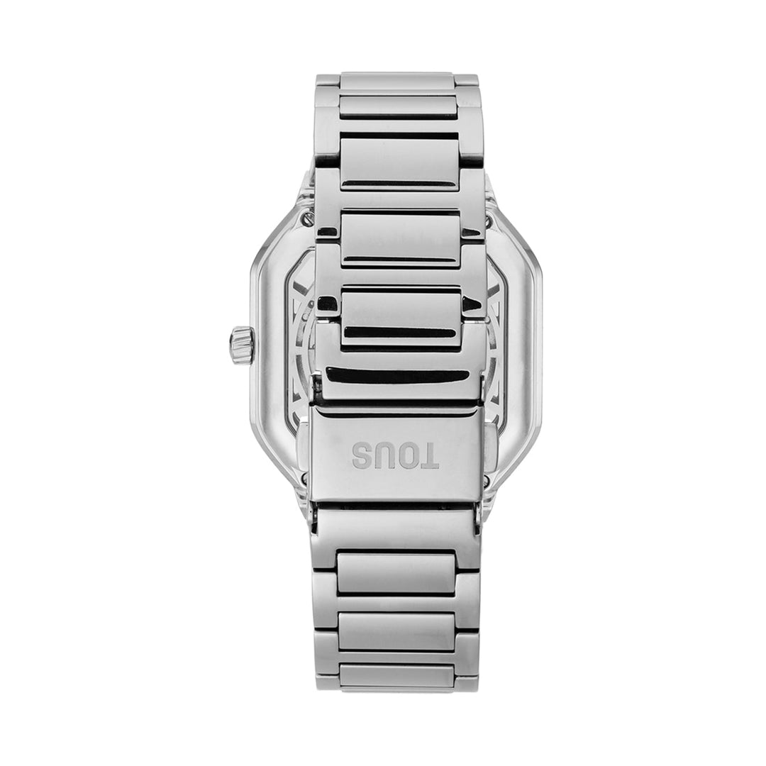 Timeless Precision in Silver and Gold Accents