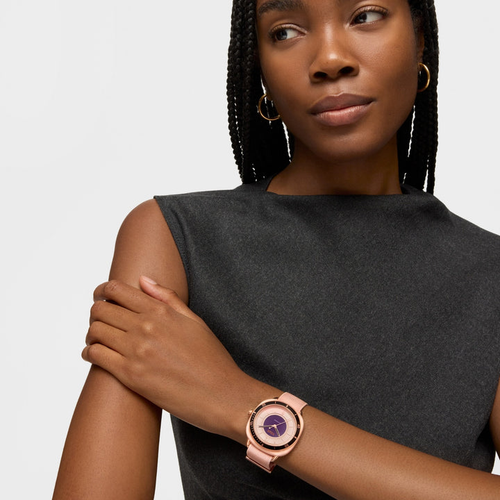 Radiant Harmony Rose Gold Solar Watch