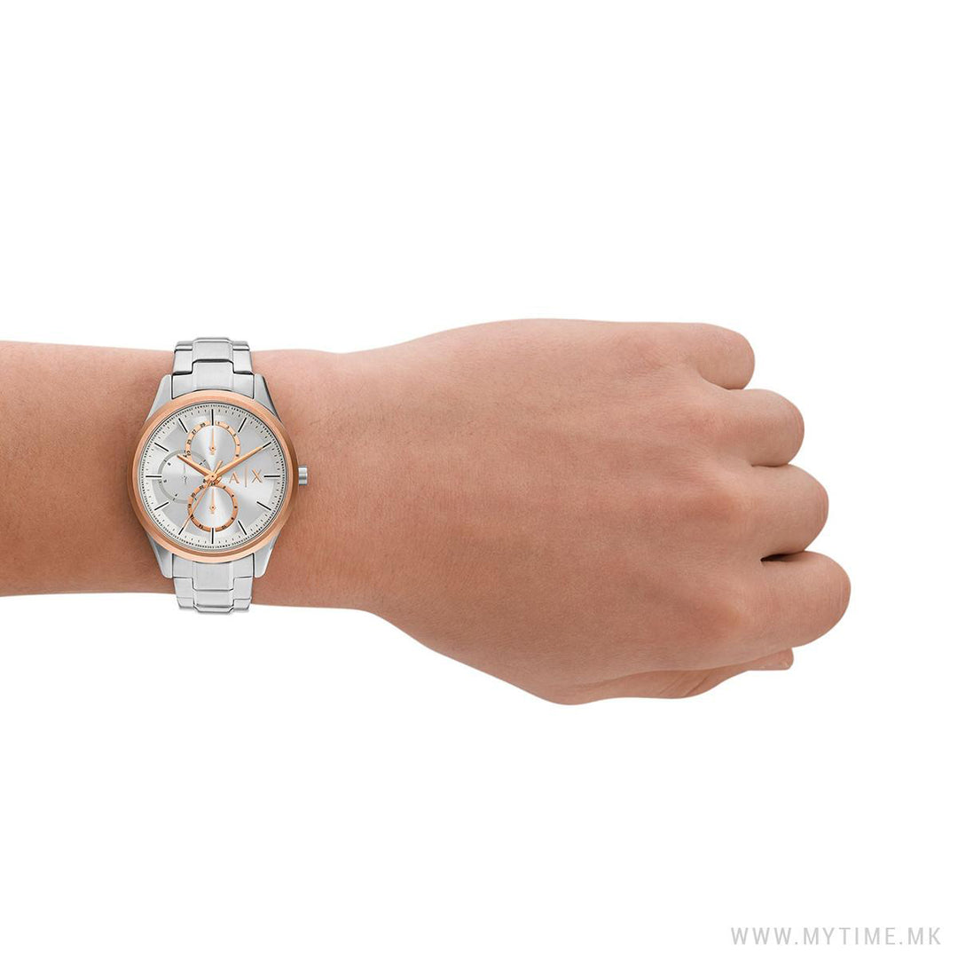 Armani Exchange Rose Gold Chronograph Watch