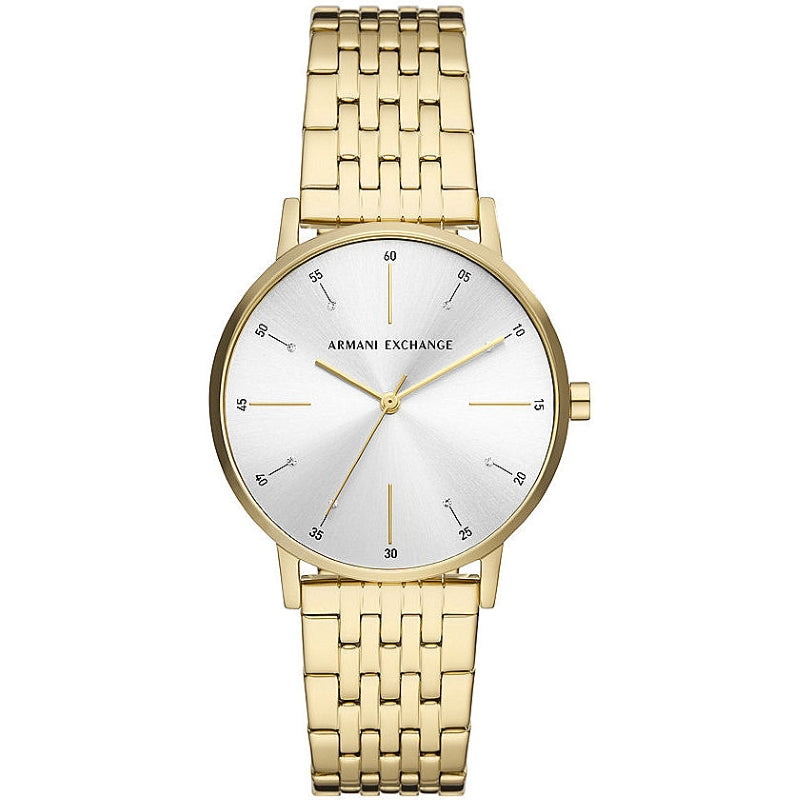 Armani Exchange Gold-Tone Analog Watch