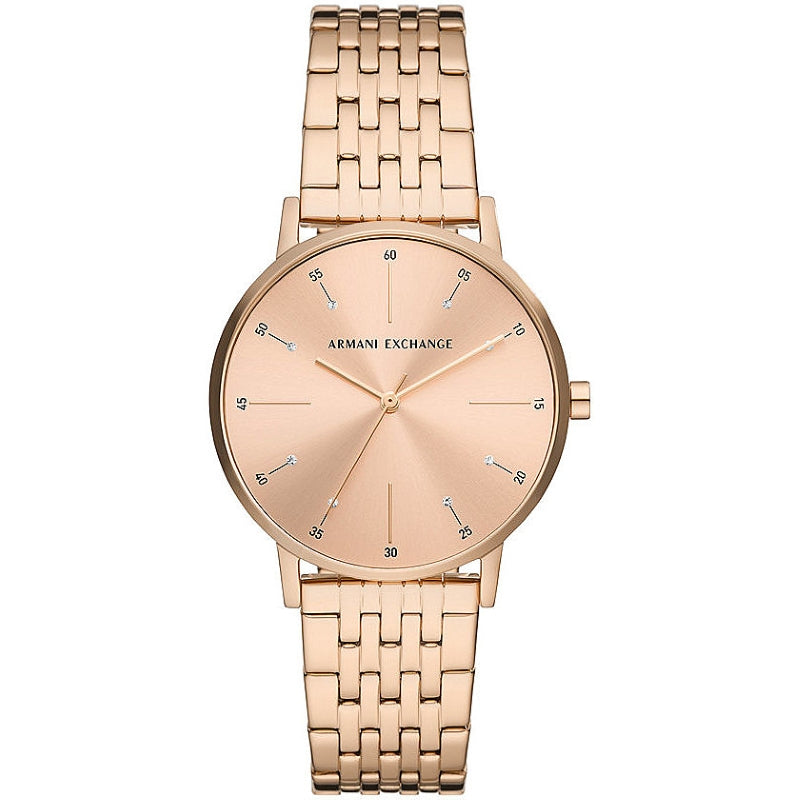 Armani Exchange Rose Gold Analog Watch