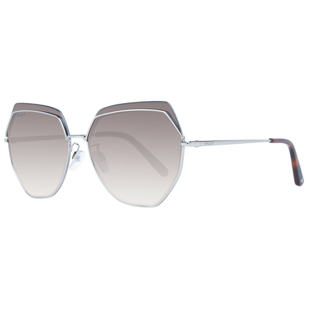 Sleek Silver Frame with Gradient Brown Elegance