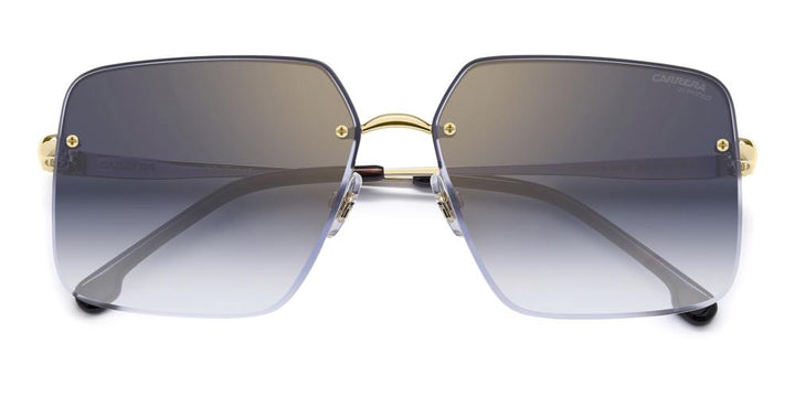 Elegant Gradient Grey Square Sunglasses with Tortoiseshell Temples