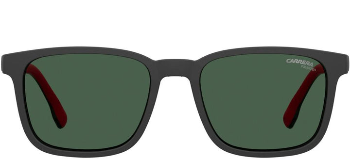 Dynamic Sport Black Frame Sunglasses with Green Lenses