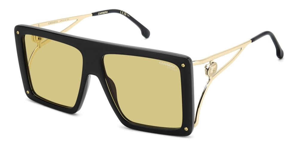 Refined Edge Black and Gold Sunglasses