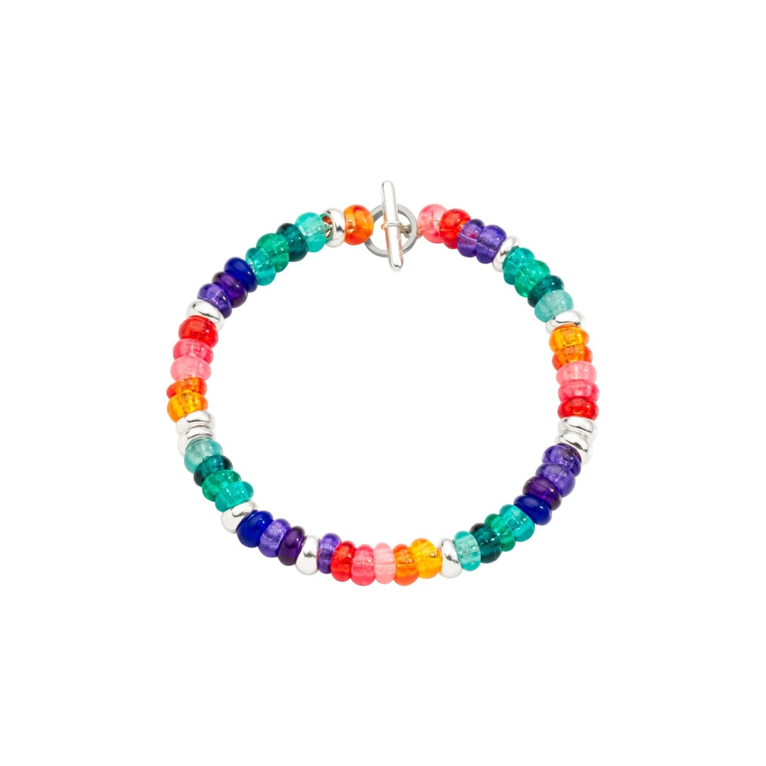 Vibrant Harmony Multicolor Beaded Bracelet