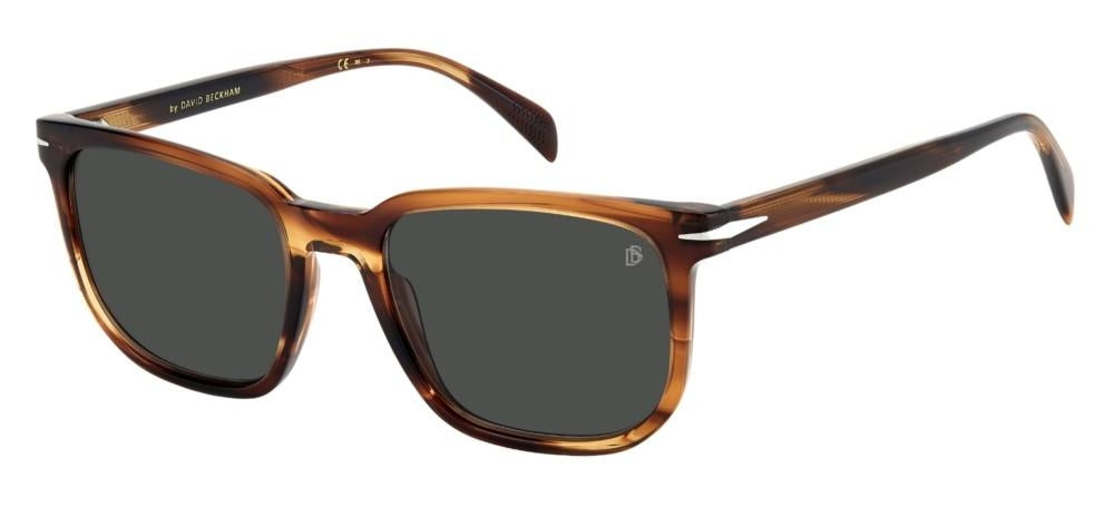 Tortoiseshell Brown Acetate Sunglasses with Dark Grey Lenses