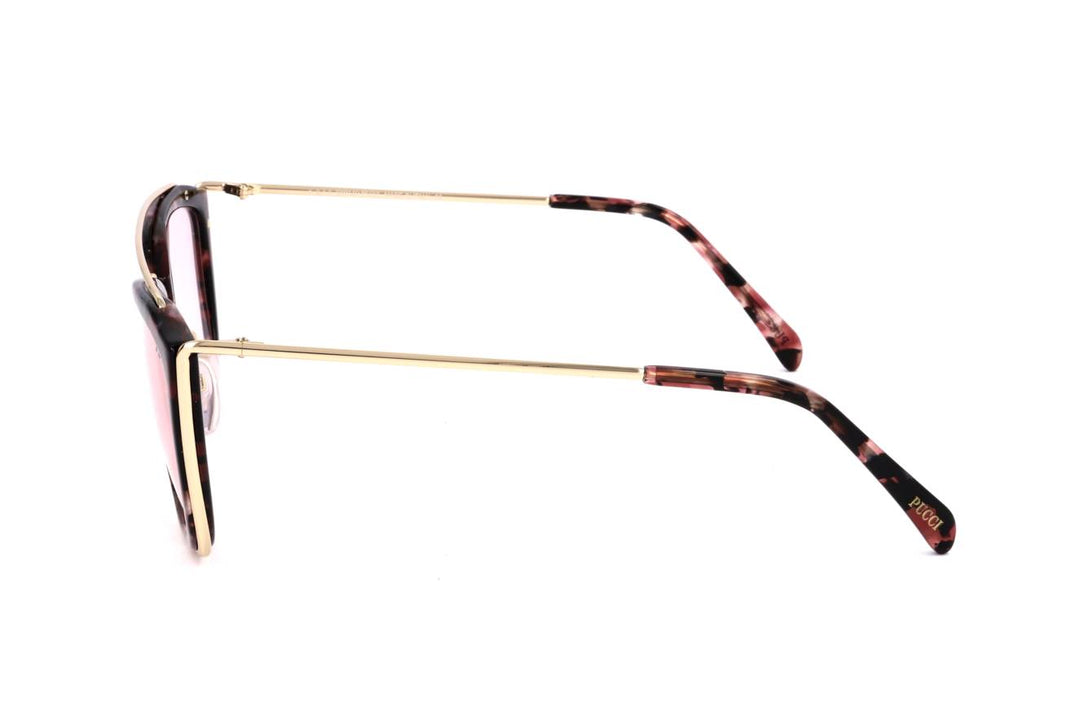 Tortoiseshell Elegance with Pink Lens Radiance