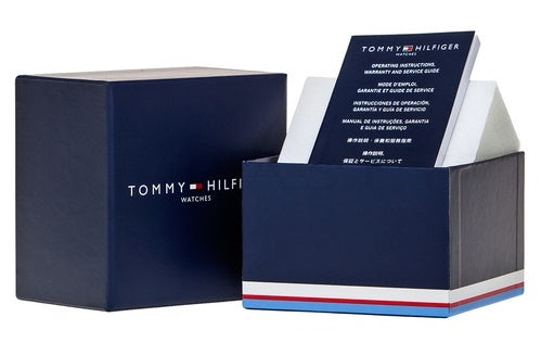 Tommy Hilfiger Blue Chronograph Mesh Watch
