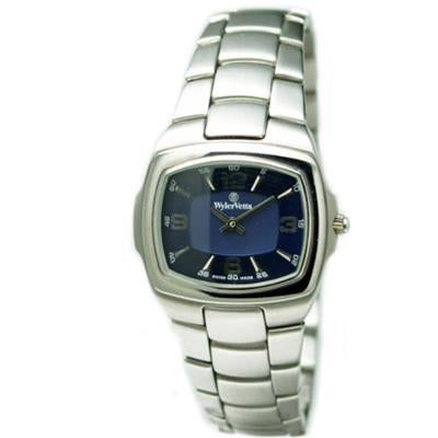 Timeless Precision in Silver and Blue Elegance
