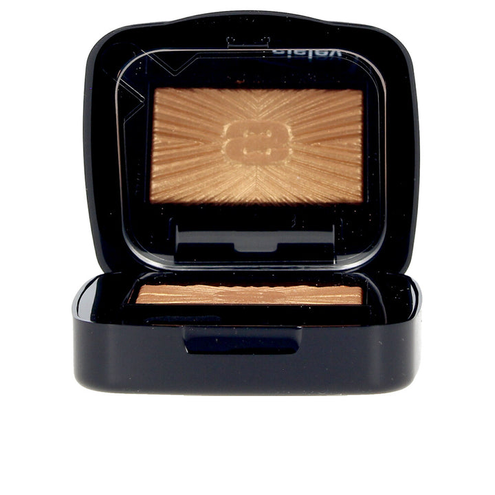 Single metallic eyeshadow pan in warm glow gold, 1.5 g, smooth pressed pigment