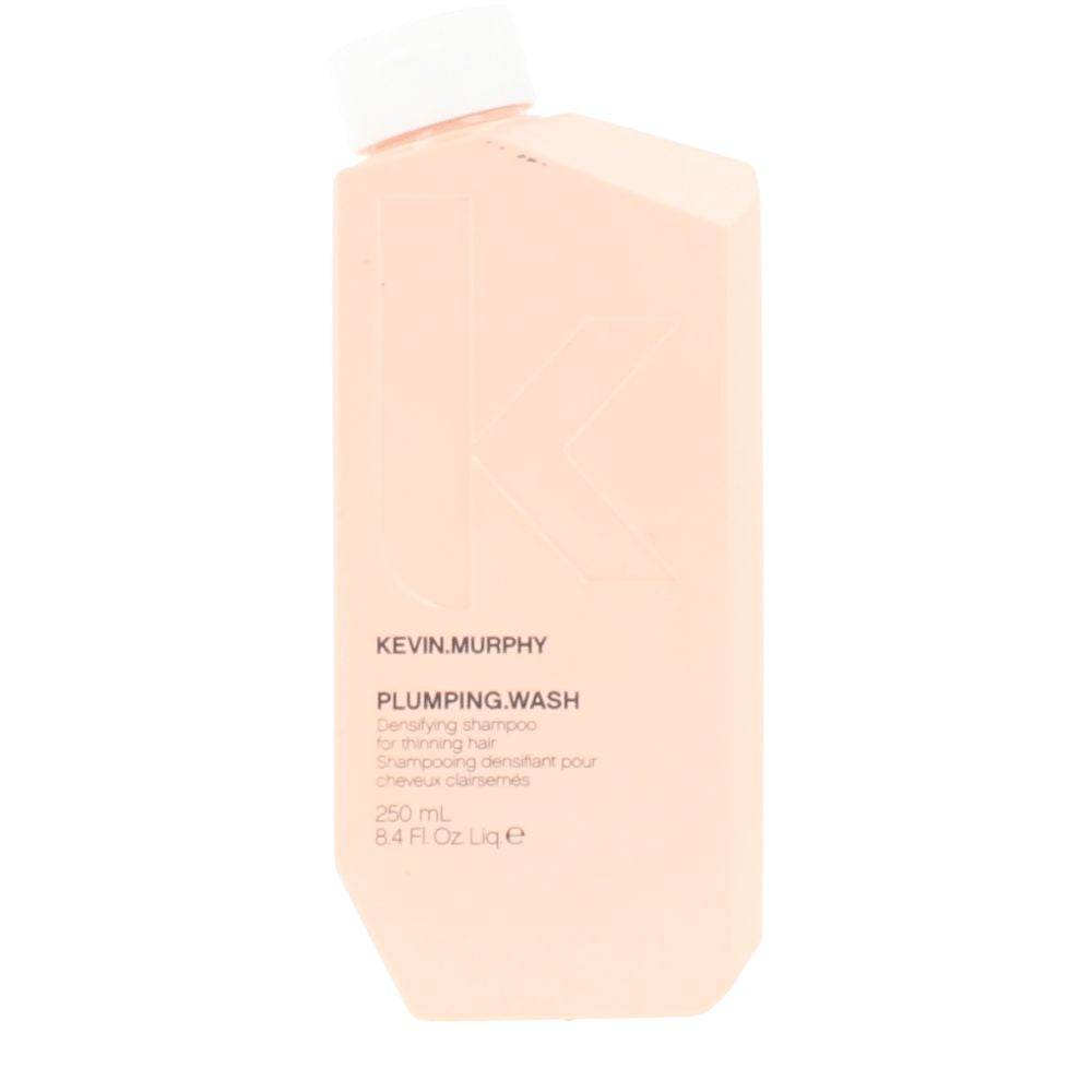 250 ml bottle of Plumping Wash densifying shampoo with nettle and ginger
