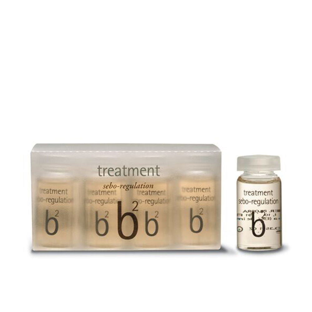Set of 10 ml clear treatment vials for oily scalp regulation, Unisex