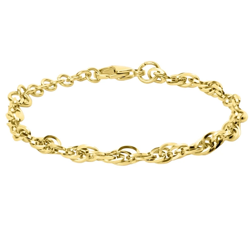 Timeless Elegance Chain Bracelet in Yellow Gold