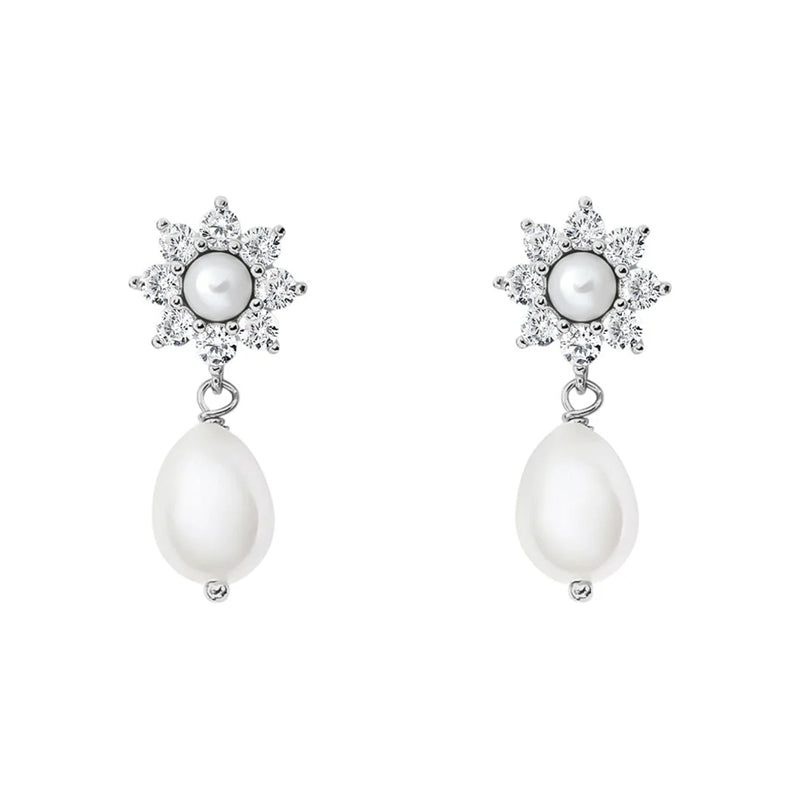 Timeless Elegance Pearl Drop Earrings