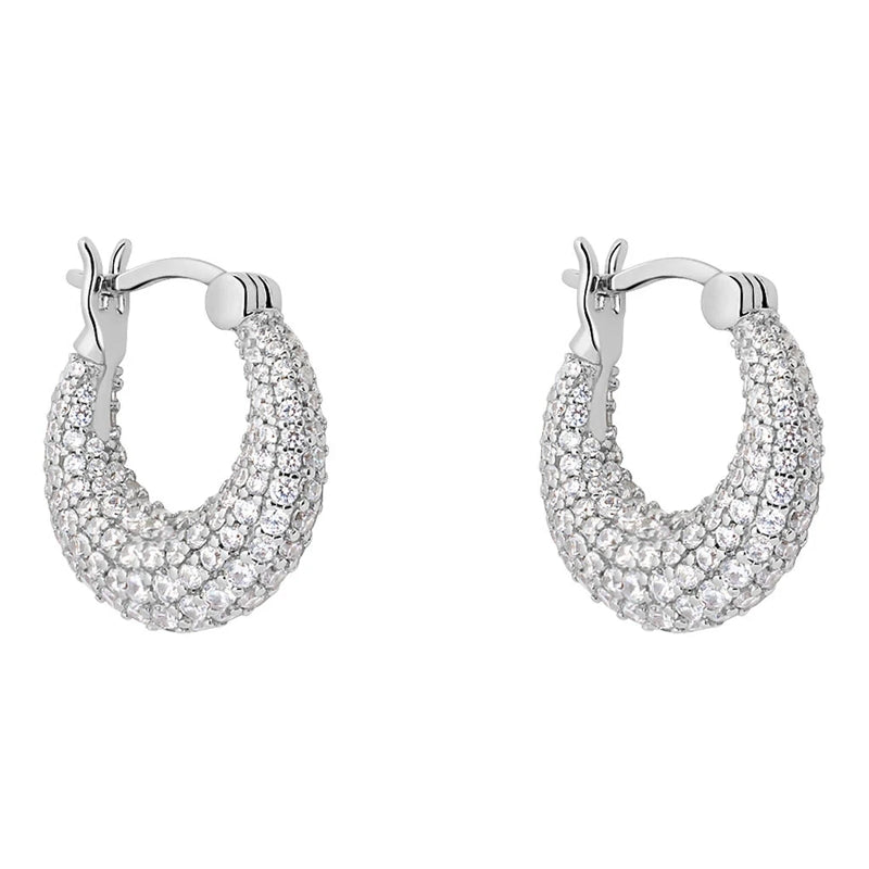 Radiant Embrace Hoop Earrings