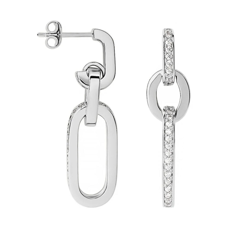 Radiant Cascade Crystal Drop Earrings
