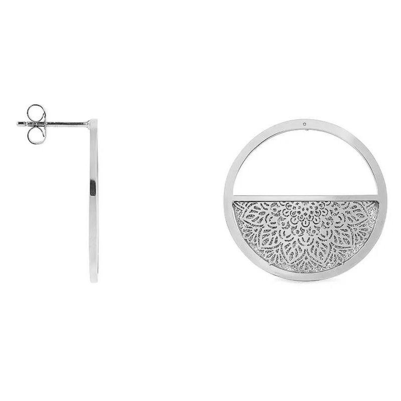 Timeless Silver Studs with Modern Elegance