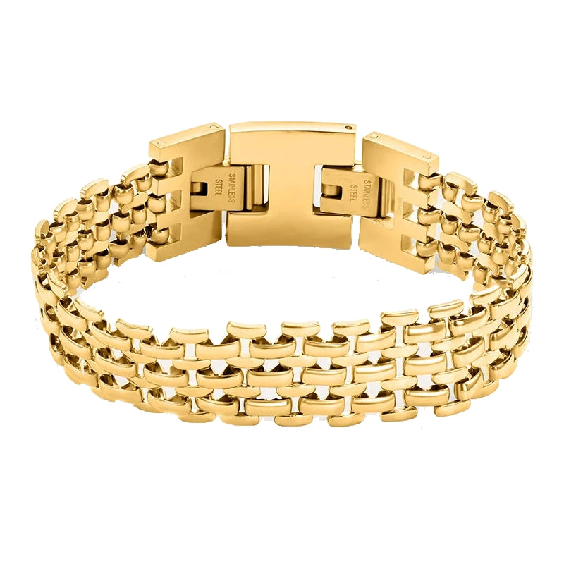 Timeless Gold-Tone Link Bracelet Watch