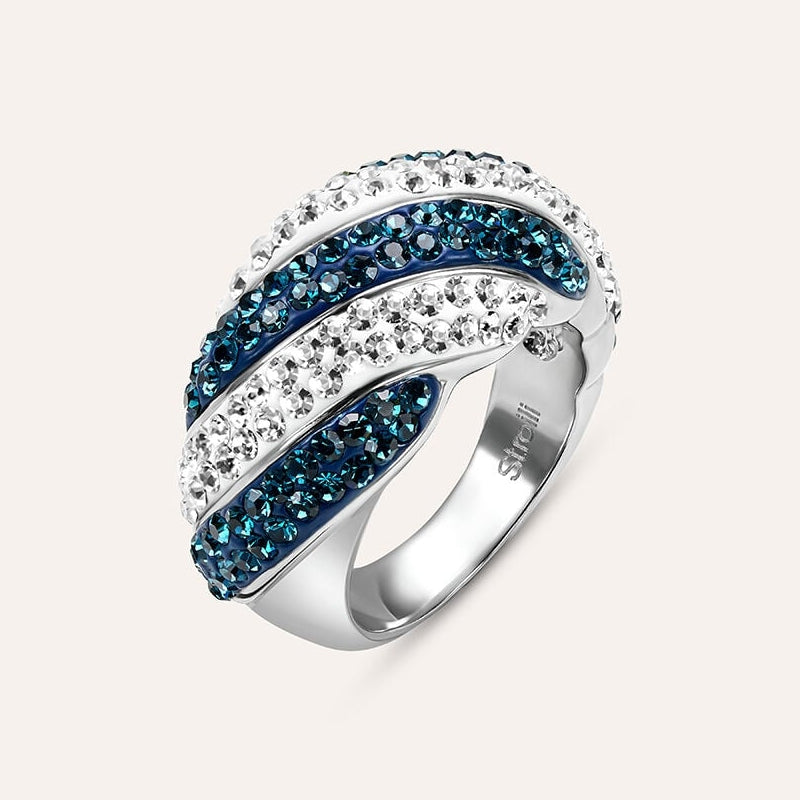 Midnight Radiance Cocktail Ring