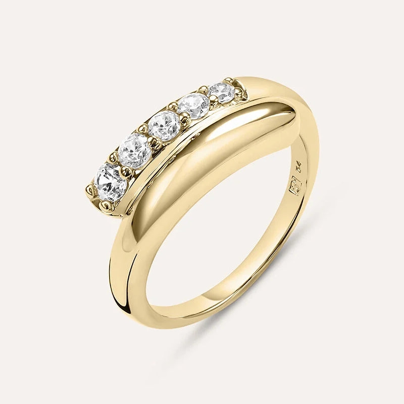 Timeless Yellow Gold Diamond Band