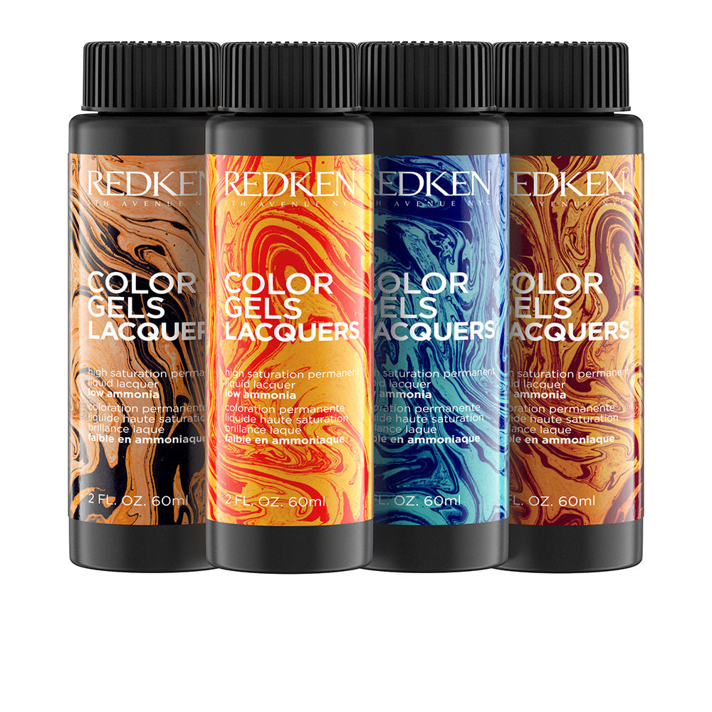 Three 60 ml maple shade liquid lacquer bottles for permanent hair colour