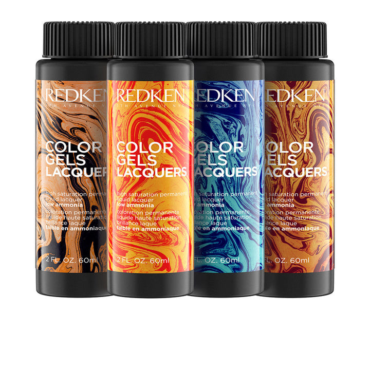 Three 60 ml tubes of permanent gel hair colour — shade 5AB Twilight, low-ammonia