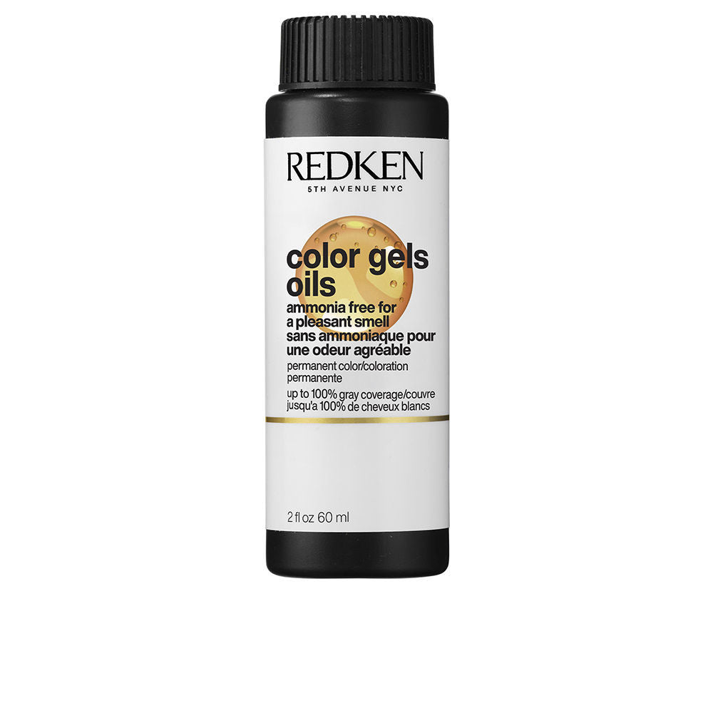 Three 60 ml tubes of ammonia-free permanent colour gel oil, apricot oil