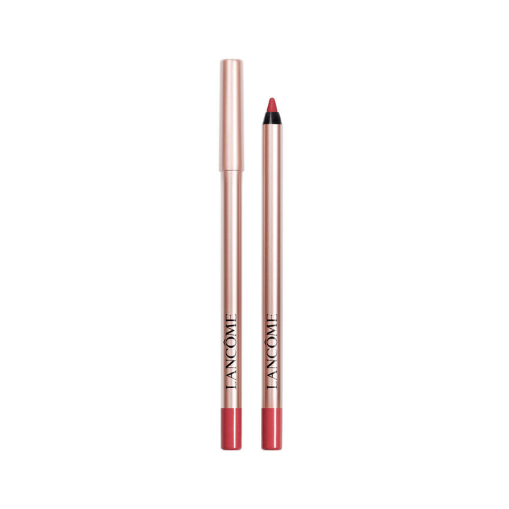 Matte brown‑pink lip pencil with slim wooden barrel and pointed tip