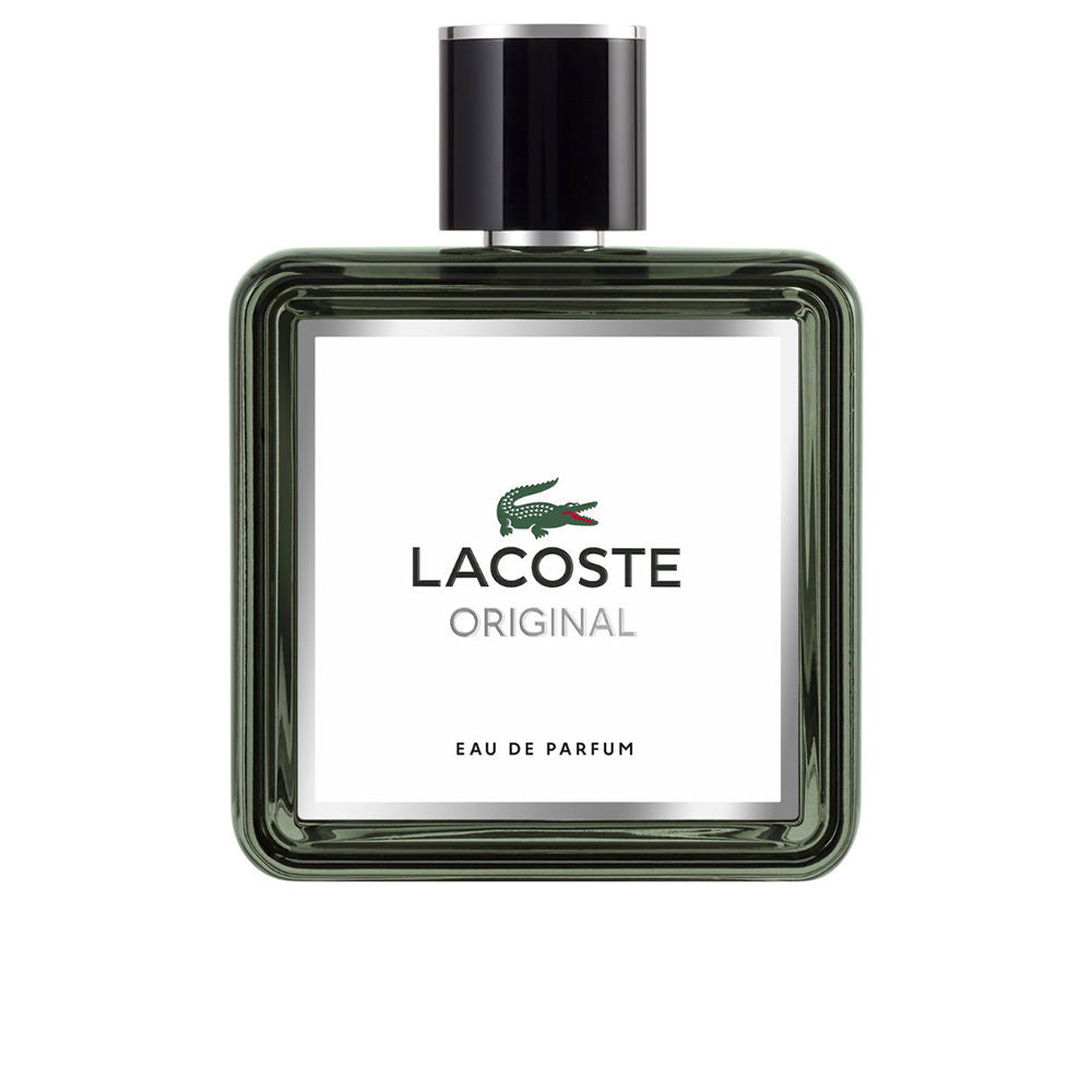 Minimalist green-and-white bottle of woody fougère eau de toilette, 100 ml