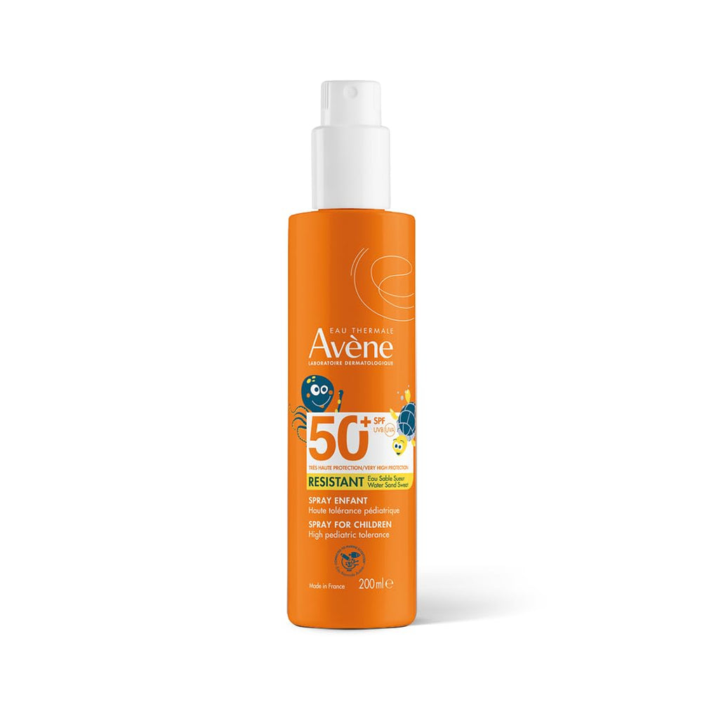 200 ml spray bottle of SPF50+ lightweight kids sunscreen, Unisex, water‑resistant