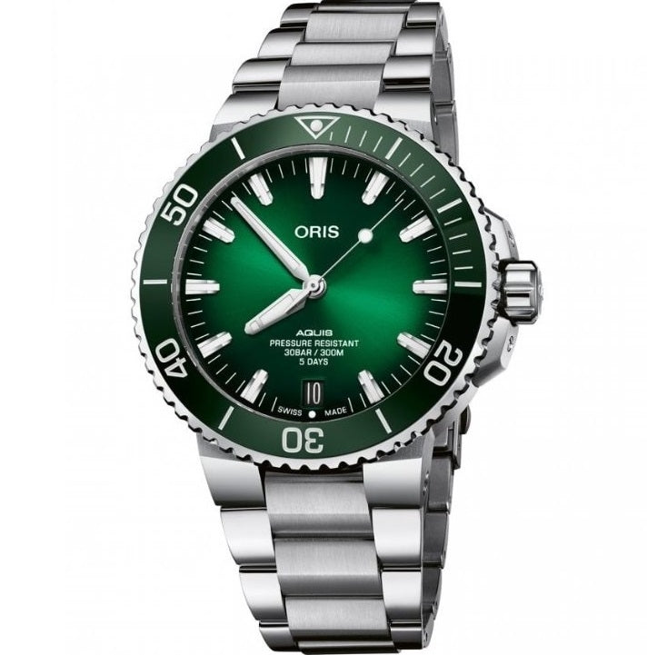 Oris Aquis Green Dial Diver's Watch