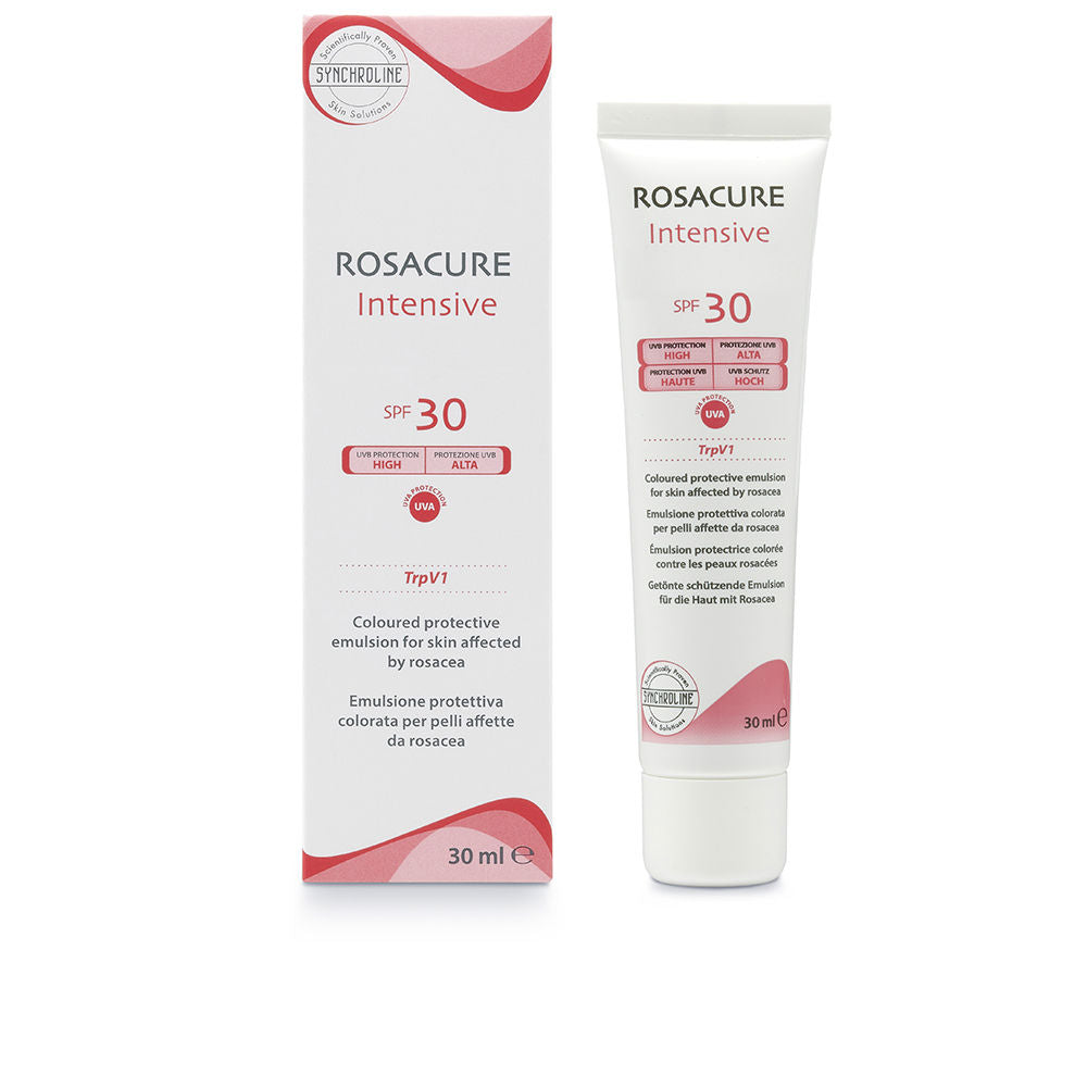 Compact white tube of Rosacure Intensive Day Emulsion SPF 30 for redness-prone skin
