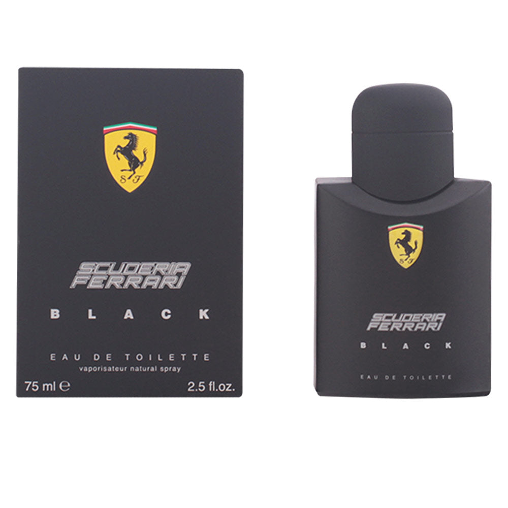 Matt black 125 ml bottle; citrus-spice fougère for Man, amber-cedar base