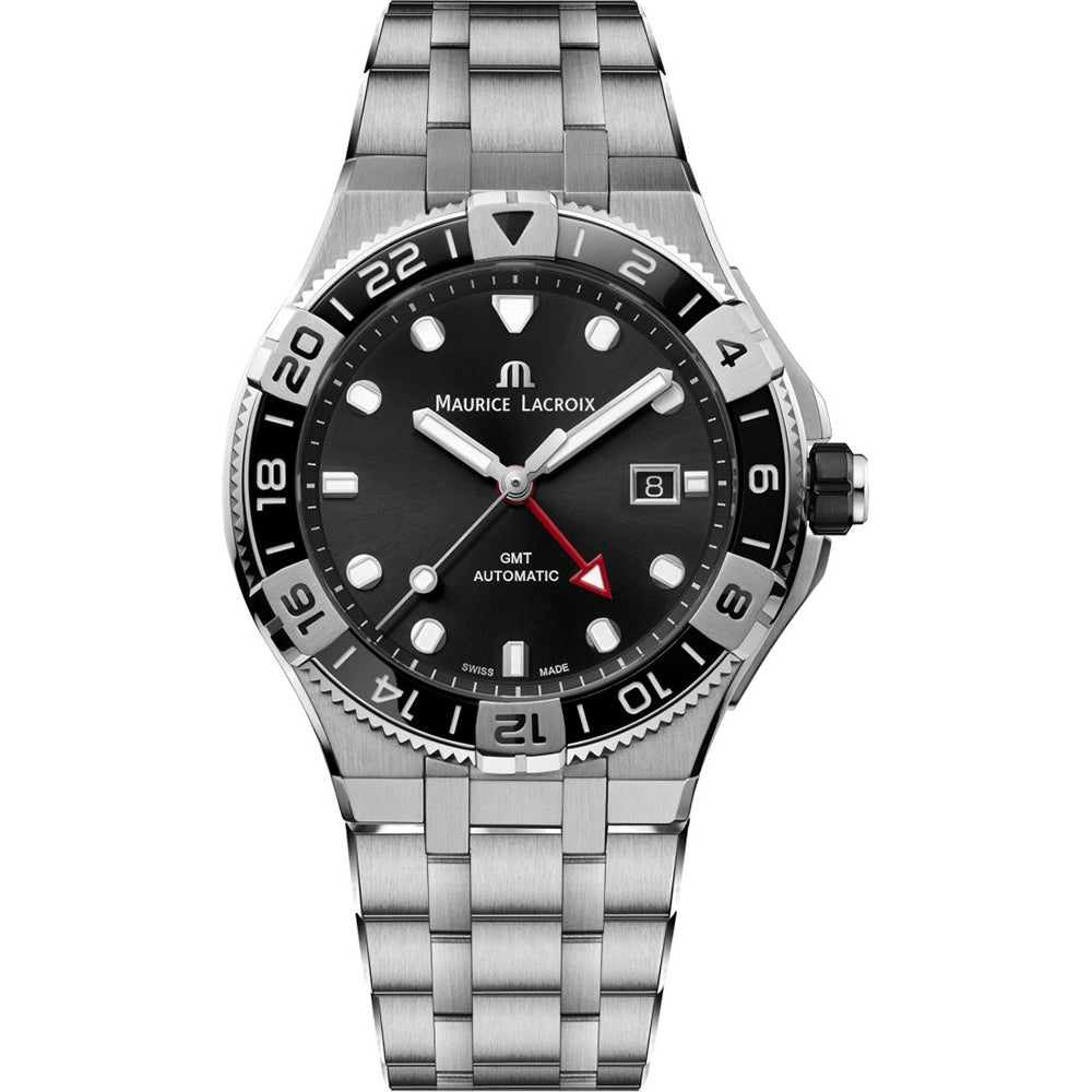 Maurice Lacroix GMT Automatic Stainless Steel Watch