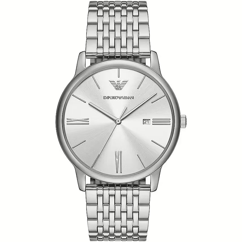 Emporio Armani Silver Stainless Steel Watch