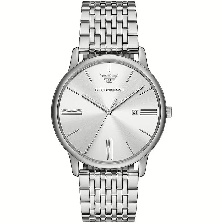 Emporio Armani Silver Stainless Steel Watch