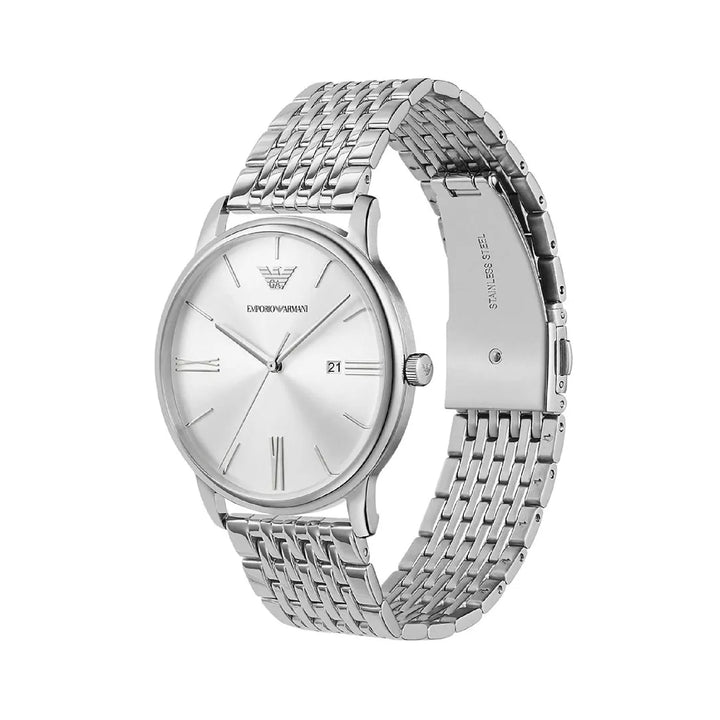 Emporio Armani Silver Stainless Steel Watch