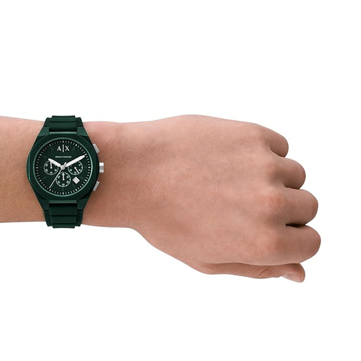 Endurance Chronograph in Dark Green and Silver