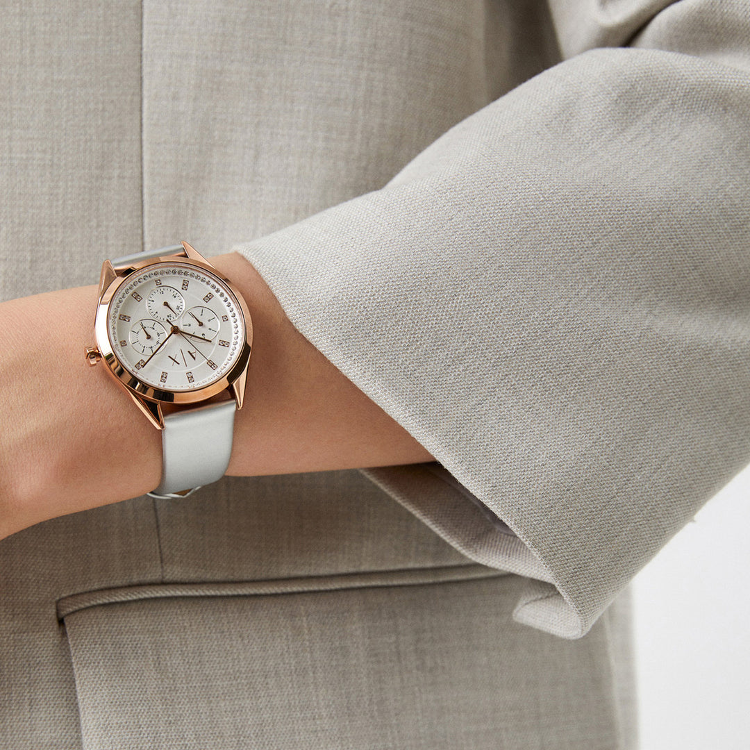 Timeless Rose Gold Elegance with Crystal Accents