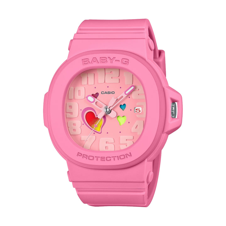 Playful Hearts Multifunction Resin Timepiece